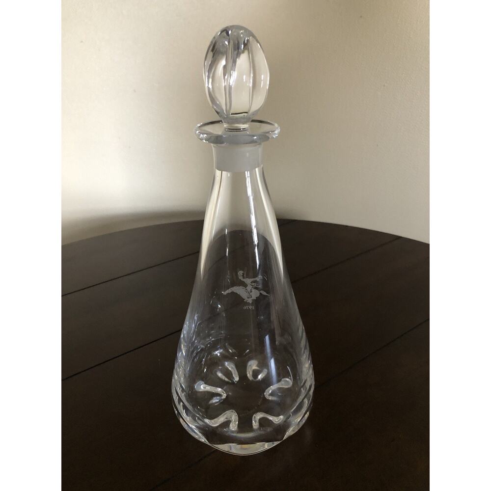 Vintage Crystal Orrefors Decanter